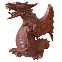Статуэтка Дракон (дерево, ручная работа), 13 х 8 х 13